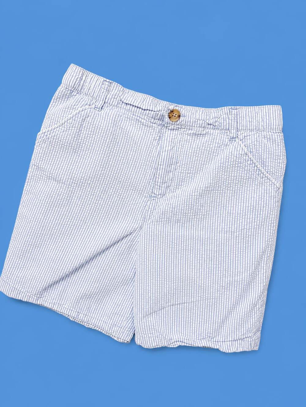 Tommy Bahama Boys' Striped Seersucker Pull-On Shorts